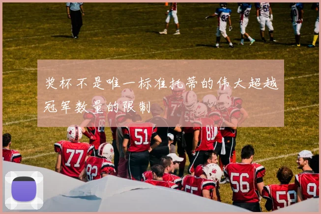 奖杯不是唯一标准托蒂的伟大超越冠军数量的限制